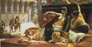 Alexandre Cabanel Cleopatra Testing Poison on Those Condemned to Die. oil painting artist